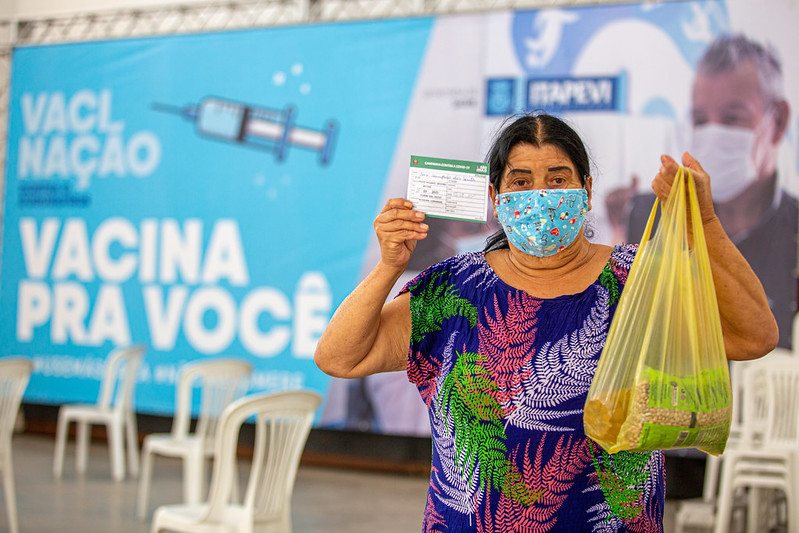 Prefeitura lança Drive Solidário para arrecadar alimentos nos postos de vacinação