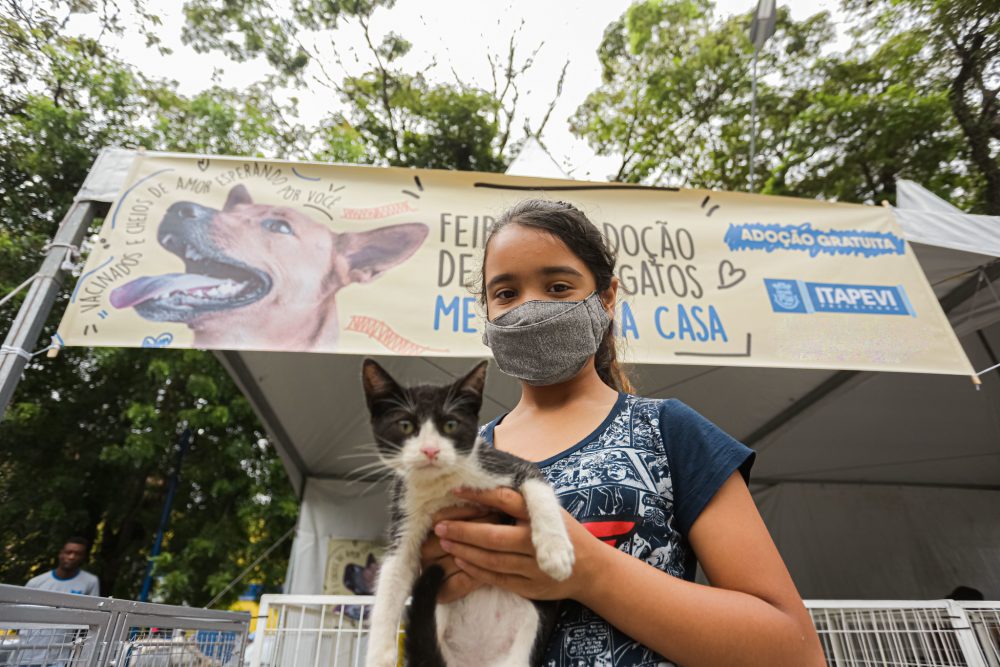 Feira de adoção de pets será realizada neste sábado (26) na Praça 18 de Fevereiro