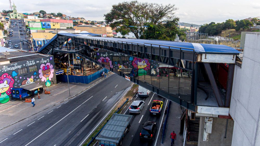 Nova passarela da estação da CPTM será entregue nas próximas semanas​