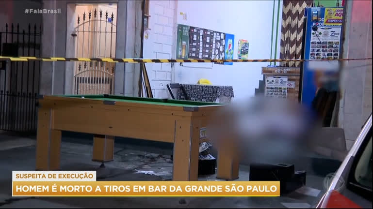 Homem é morto a tiros em bar em Osasco