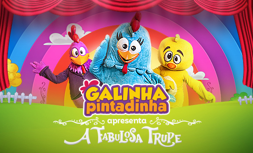 Galinha Pintadinha se apresentará no Teatro Municipal de Itapevi no sábado (17)